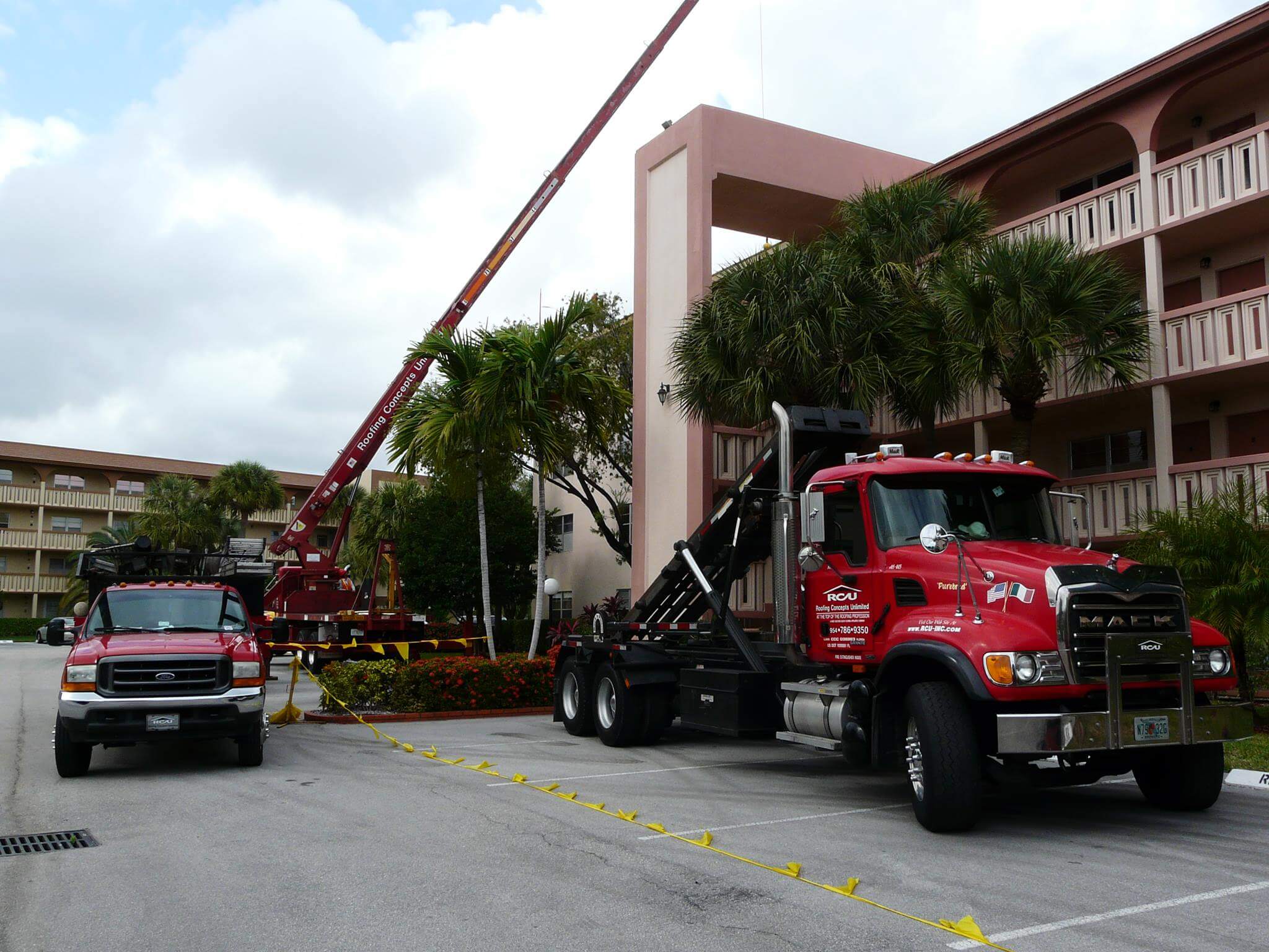 roofing trucks | Roofing Concepts Unlimited